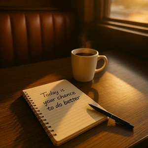 today is your chance to do better | faith and good courage journal story