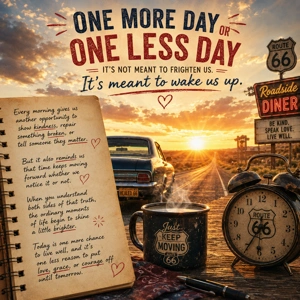 One More Day One less Day | Roadside Notes Journal Reading 