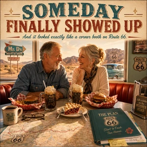 Someday Finally Showed Up Route 66 reflection on love bucket lists and the courage to finally go
