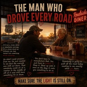 The Man Who Drove Every Road Route 66 reflection on calm spirit and human kindness