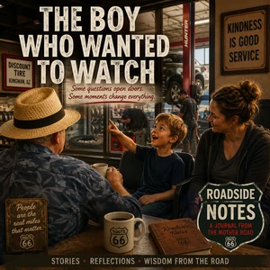 The Boy Who Wanted to Watch Route 66 reflection on kindness curiosity and showing up for strangers