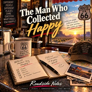 The Man Who Collected Happy Route 66 reflection on happiness helping others and finding your inner peace