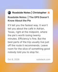 Roadside Notes Podcast is part of the Faith and Good Courage series